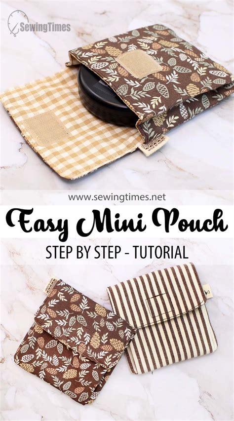 jenuchdiy&craft|Diy easy mini pouch bag with zipper .